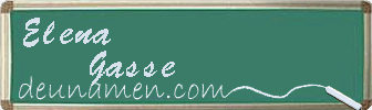 Elena Gasse Visitenkarte